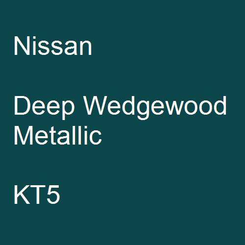 Nissan, Deep Wedgewood Metallic, KT5.